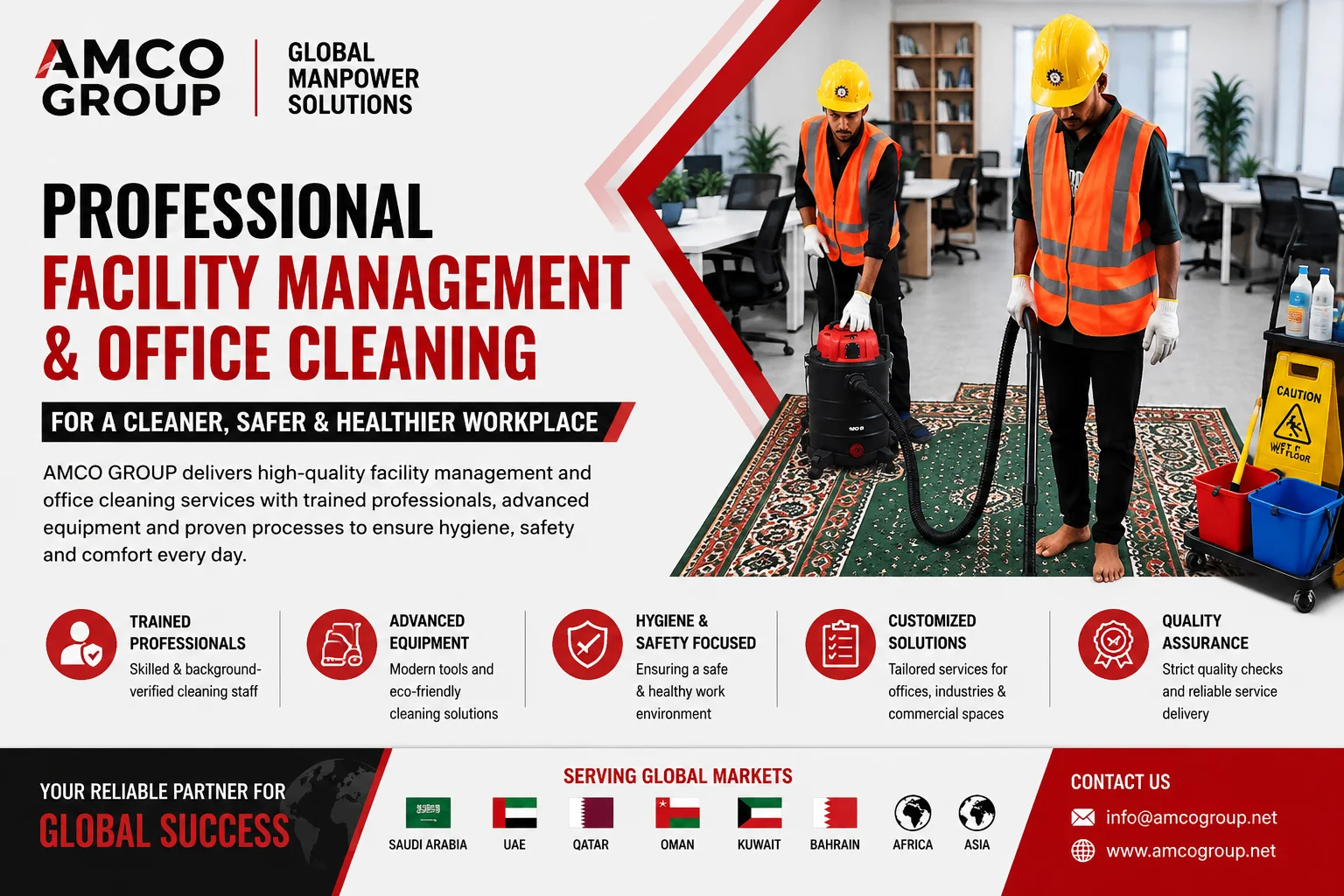 Professional Facility Management Services for GCC and Beyond by AMCO GROUP