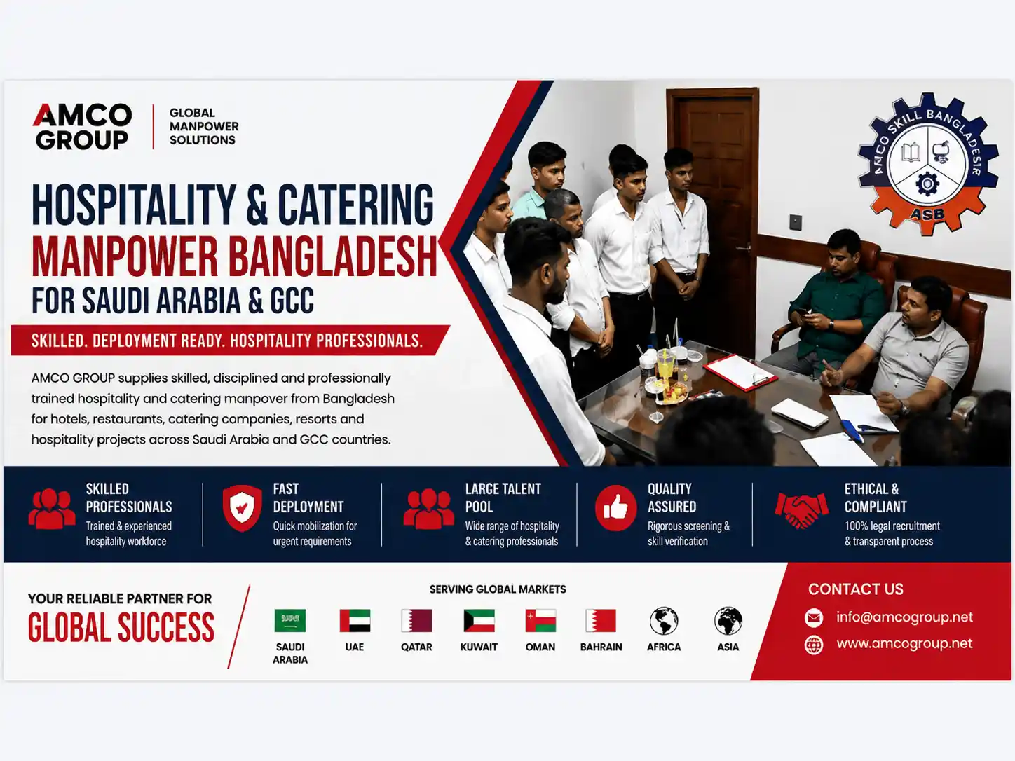Hospitality and catering manpower Bangladesh for Saudi and gcc (2)