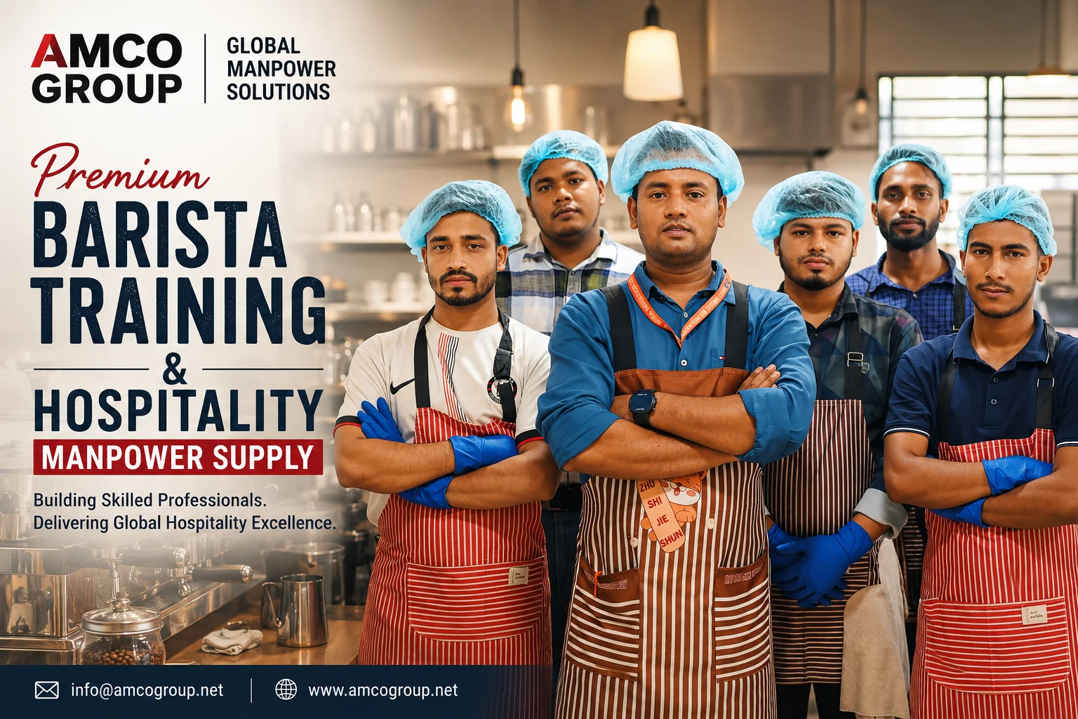 Premium Barista Training and Hospitality Manpower Supply in Bangladesh by AMCO Group