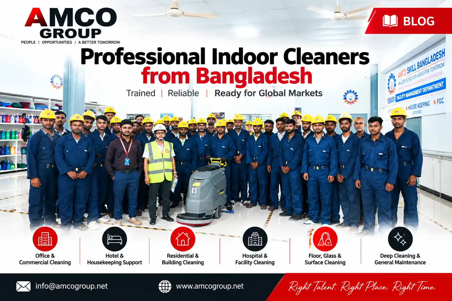 Cleaners from Bangladesh for GCC & Global Markets